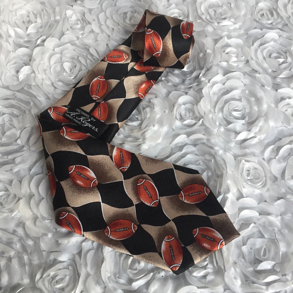 . Mens football tie